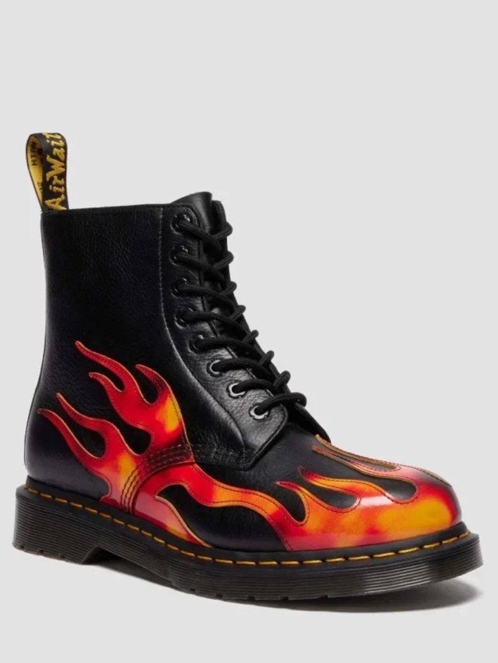 Dr. Martens 1460 Pascal
Flame Boots new  size 7 women’s  not box